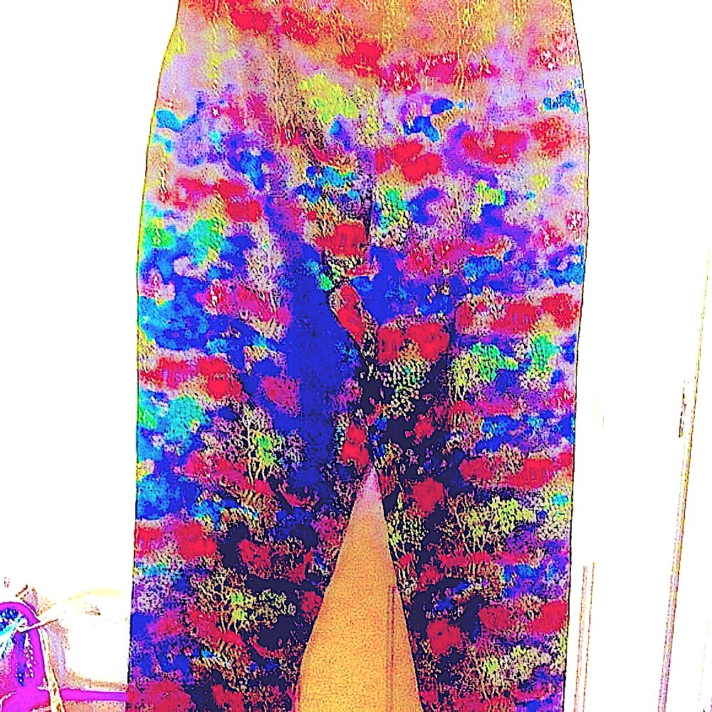 Oriental Satin Brocade pants rare NWOT Large Vtg Never worn Macau Ethnic